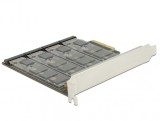 PCI Express cu 4 porturi M.2 key B RAID, Delock 89888