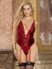 Body Eross Soft Velvet M/L Rosu