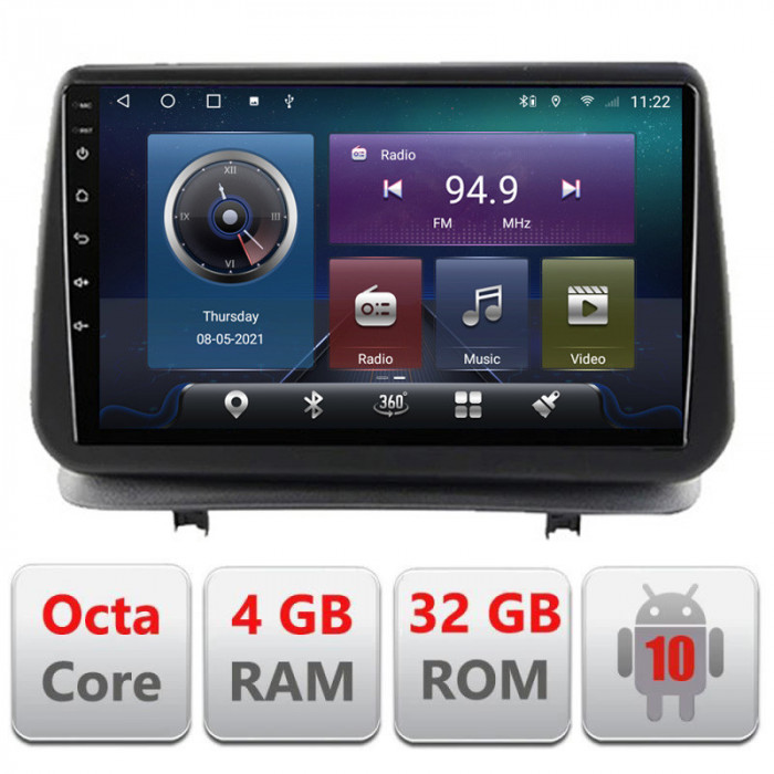 Navigatie dedicata Renault Clio 3 2005-2013 Android radio gps internet Octa core 4GB Ram 4G LTE CarStore Technology