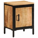 Cumpara ieftin Dulap de pat, 40x30x52,5 cm, lemn masiv de mango brut