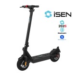 Cumpara ieftin Trotineta electrica pliabila iSEN X9 Pro Max 2026 Negru, BT, 10 inch, 1100W, autonomie maxima 100km, pana la 25km h, baterie detasabila