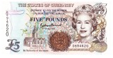 Guernsey 5 Pounds 2023 P-56 Seria 694620
