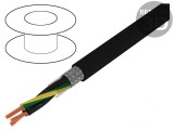 Cablu Ecranat PVC 3G2,5mm2 Cupru Cositorit JZ-500-C