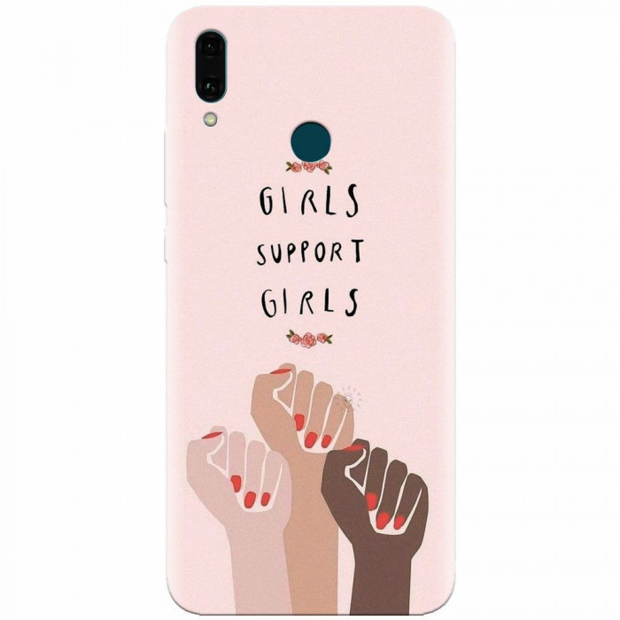 Husa silicon pentru Huawei Y9 2019, Girls Supportgirls