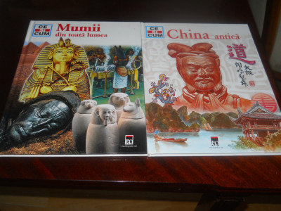 Mumii din toata lumea si China Antica-2006, 2004- 2 carti NOI foto