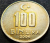 Moneda 100 LIRE - TURCIA, anul 2004 * cod 2625 A, Europa