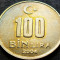 Moneda 100 LIRE - TURCIA, anul 2004 * cod 2625 A