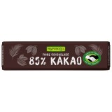 Ciocolata amaruie Rapunzel 85% cacao, vegan, bio, 20g, baton