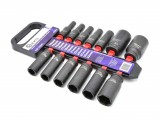Set chei de impact lungi 1/2&quot; 13 bucati, GEKO G10512