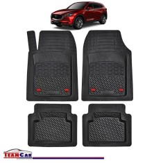 Covorase Auto TeamCar&reg; Tip Tavita Compatibile Mazda CX-5 Generatia II (2017+) Negru Material Rezistent