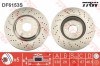 Disc frana MERCEDES CLK (C209) (2002 - 2009) TRW DF6153S
