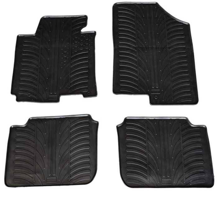 Set covorase auto din cauciuc Hyundai Elantra 2011-03.2016, 4 usi, Negru, Gledring, 4 buc. AutoDrive ProParts