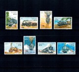 Maldives 1991 - Locomotive, trenuri, Philanippon, serie neuzata