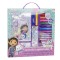 Set de colorat pentru copii, Gabby s Dollhouse, 26 piese