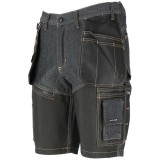 Pantalon Lucru Tip-blugi Scurt Intarit / Inchis - S