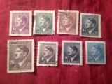 12 Timbre Germania Deutsches Reich - Boemia si Moravia 1942 si 1944 , maj. stampilate