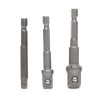 Set adaptoare autofiletanta 3 elemente 1/4&quot;-3/8&quot;-1/2 &quot; KD1573 Kraftdele