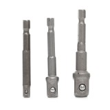 Cumpara ieftin Set adaptoare autofiletanta 3 elemente 1/4&quot;-3/8&quot;-1/2 &quot; KD1573 Kraftdele