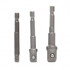 Set adaptoare autofiletanta 3 elemente 1/4"-3/8"-1/2 " KD1573 Kraftdele