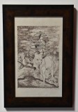 Sorin Novac (1953-2000), artist UAP - Cimitirul cunoasterii - 1999 - lucrare grafica