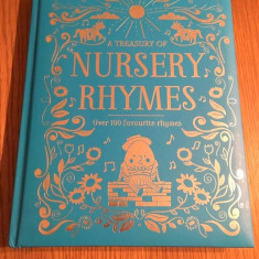 A treasury of NURSERY RHYMES, over 100 favourite rhymes, Parragon Books 2016