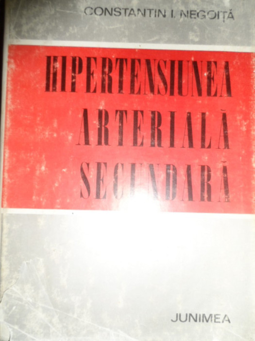 Hipertensiunea Arteriala Secundara - Sub Redactia Constantin I. Negoita ,548088