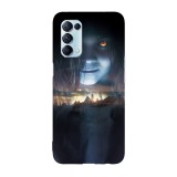 Husa compatibila cu Oppo A55, Viceversa, model Eveline Resident Evil 7, Silicon, TPU, Transparent, Carcasa