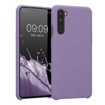 Husa Kwmobile pentru OnePlus Nord, Silicon, Mov, 51871.222 foto
