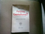 FAILLITE DU CAPITALISME? - PIERRE LUCIUS (falimentarea capitalismului?)