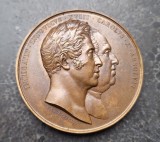 Medalie Franta 1825, Carolus X &amp; Ludovicus XVIII