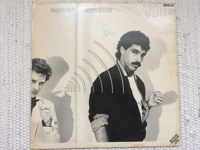 daryl hall &amp;amp; john oates voices 1980 disc vinyl muzica pop rock RCA germany VG+ foto