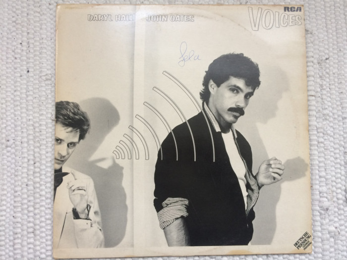 daryl hall &amp; john oates voices 1980 disc vinyl muzica pop rock RCA germany VG+