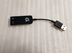 Adaptor Logitech G430 USB 7.1 A-00061 (placa de sunet)- poze reale foto