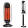 &Icirc;ncălzitor Infraroșu Zenet 515, Rotire 180&deg;, 2 Moduri, Negru, Sub 1500 W, Electric