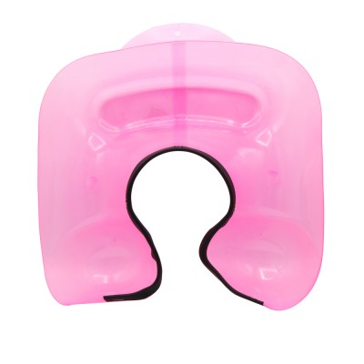 Guler din plastic pentru vopsirea părului, roz foto