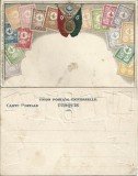CP817N Ottmar Zeihar postcard, Turkish stamps
