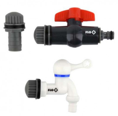 FLO Kit valve, filet 25 mm, conector rapid 19 mm foto
