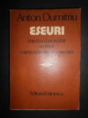 ANTON DUMITRIU - ESEURI foto