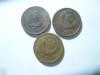3 Monede 2 Kopeici URSS , 1955 ,1962 si 1968 , cal. buna si f.buna, Europa