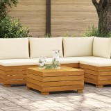 vidaXL Masă laterală pentru grădină Lemn Solid de Acacia Maro 42022428