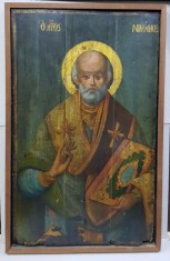 Sf. Nicolae, Icoana Greceasca pe lemn, Secol XVIII foto