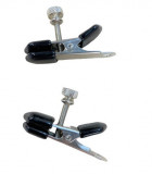 Clame Sfarcuri Adjustable Clamps, Metal, Argintiu, Pasion Labs, Nipple Stim
