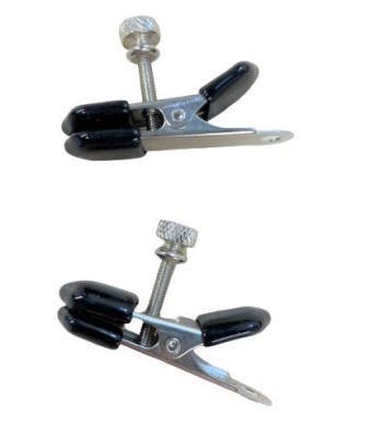 Clame Sfarcuri Adjustable Clamps, Metal, Argintiu, Pasion Labs, Nipple Stim foto