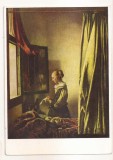 FA90 -Carte Postala- GERMANIA - Dresden gemaldegalerie - Jan Vermeer, Brieflesendes Madchen, necirculata