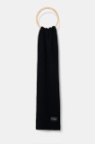 Marc O&#039;Polo eșarfă din bumbac culoarea negru, uni, M29502202066