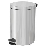 Cos de gunoi cu pedala si inchidere silentioasa, capacitate 12 litri, gri, PowerX