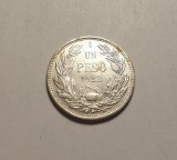 Chile 1 Peso 1922 Aunc Piesa de Colectie, America Centrala si de Sud