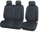 2+1 Universal Huse Scaune pentru Microbuze Negru Textile