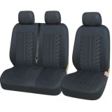 2+1 Universal Huse Scaune pentru Microbuze Negru Textile