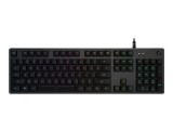 Logitech G512 Carbon GX Brown , Tastatura mecanica RGB, USB Passthrough, US Intl